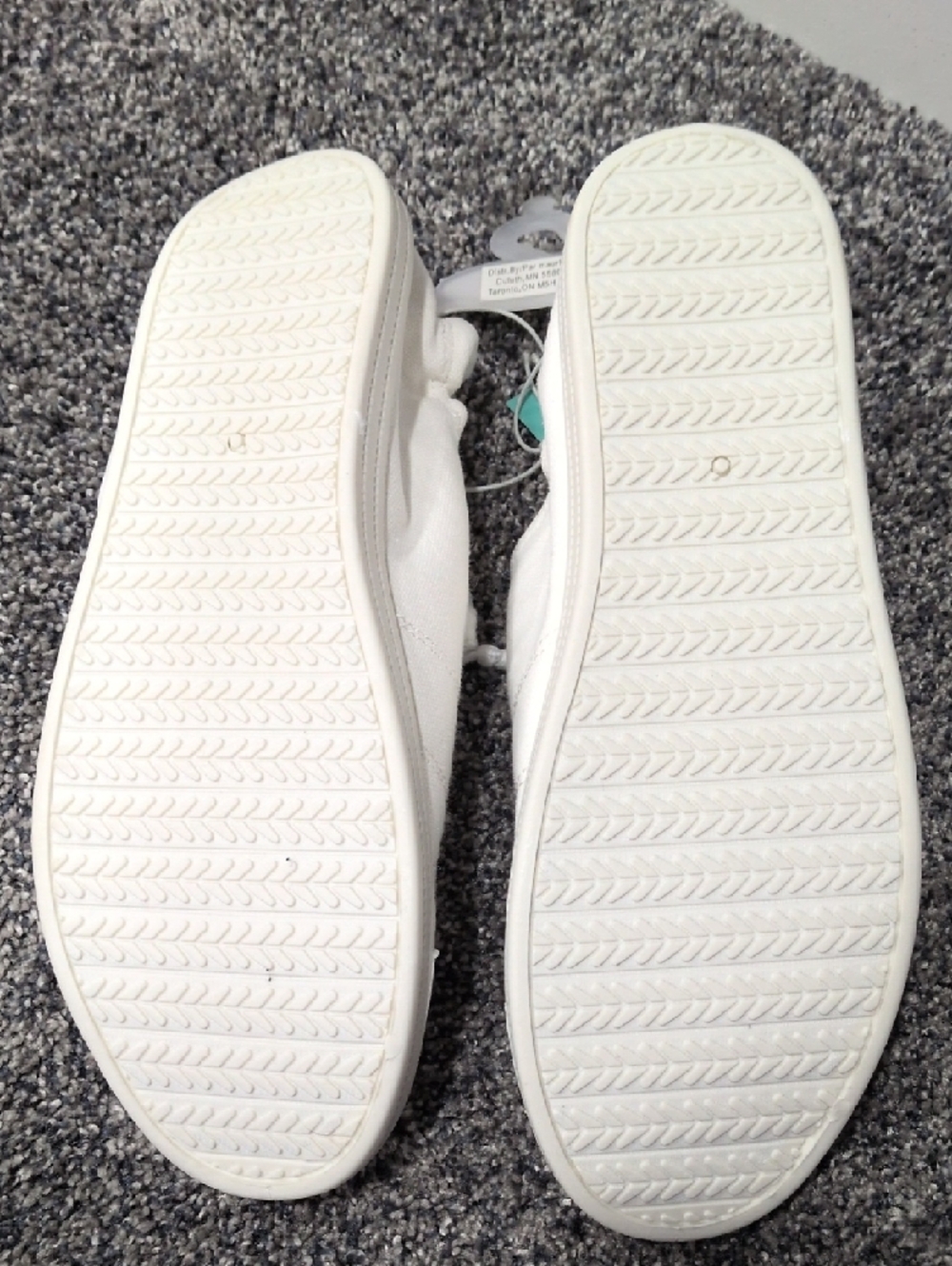 Maurices White Canvas Lace-Up Shoes - Picture 4 of 5